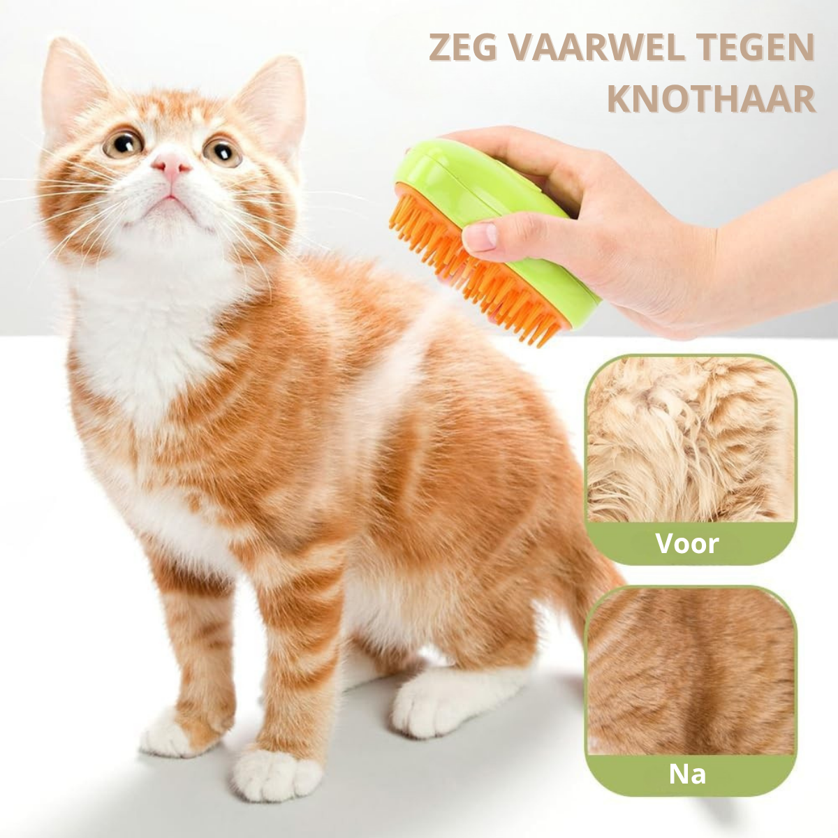 3-in-1 KnuffelKlaar™ Groomer | Meer knuffels. Nul losse haren.