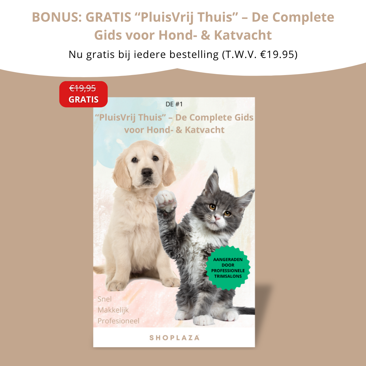 3-in-1 KnuffelKlaar™ Groomer | Meer knuffels. Nul losse haren.