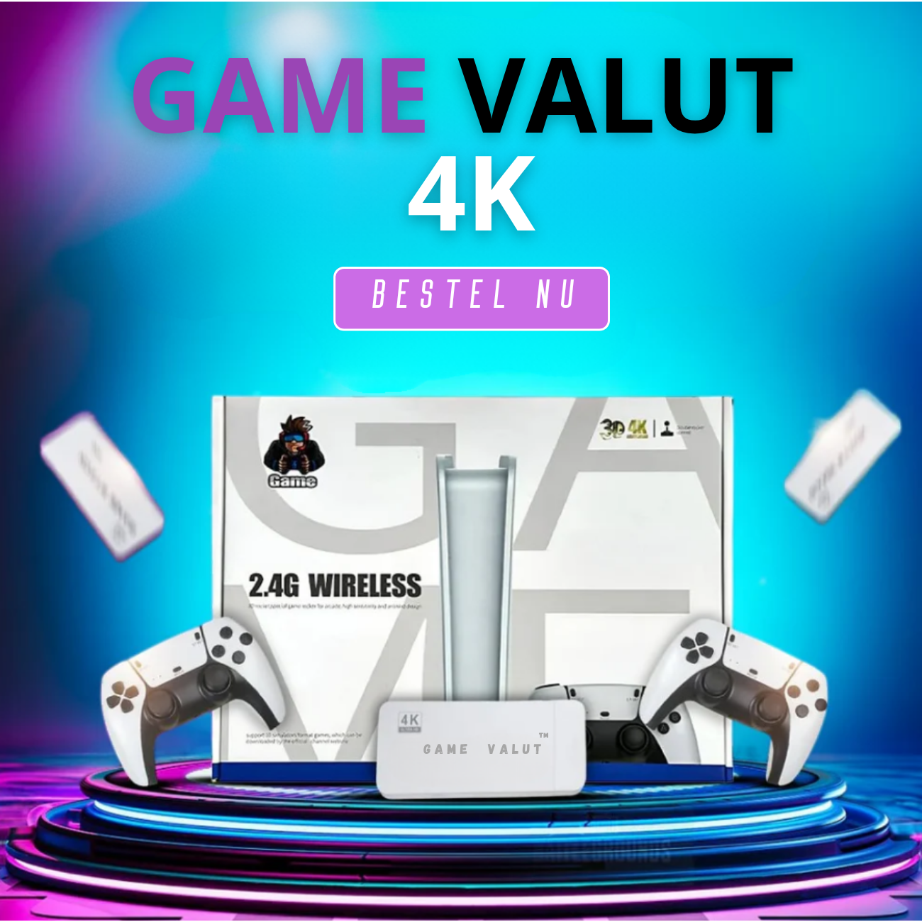 GameValut™ 4K | Ontgrendel oneindige nostalgie - direct
