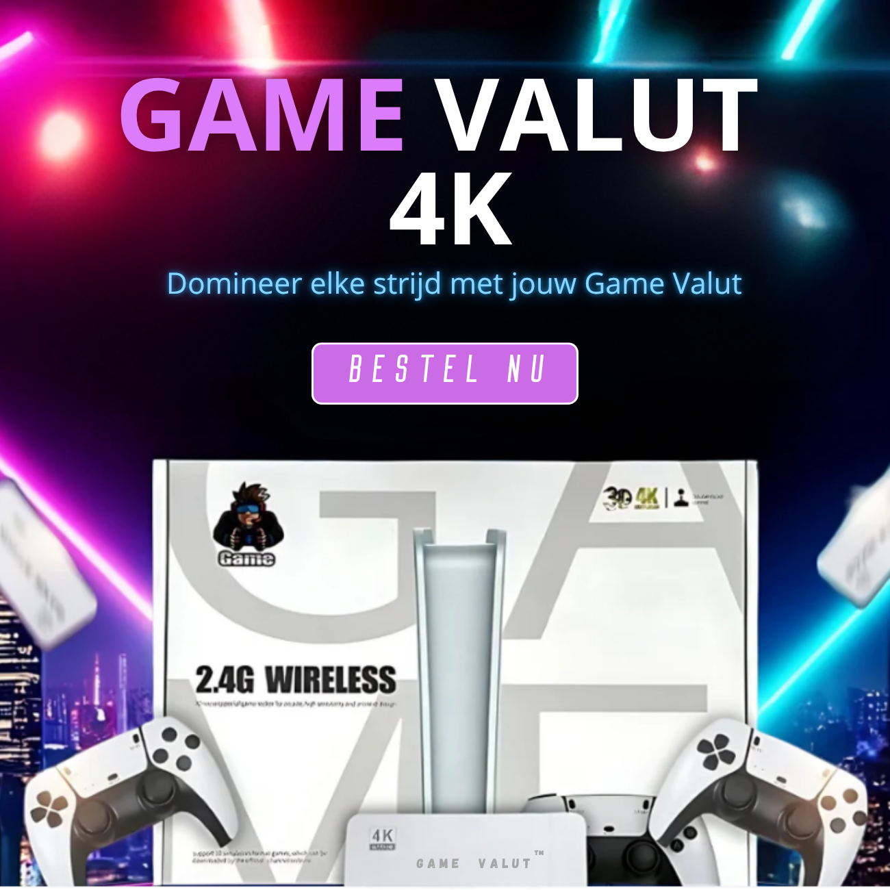 GameValut™ 4K | Ontgrendel oneindige nostalgie - direct